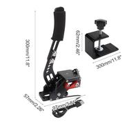 Lapiglo Aluminum Alloy USB Handbrake PC, Hall Sensor Racing Hand Brake with Adjustable Tension, and Play for drift for Logitech G27 G29 G920 T500, Works with for Assetto for Corsa for DiRT Rally