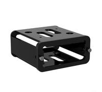 Lapiglo Black Acrylic Speaker Stand Compatible with FosiAudio BT20A, Space-Saving Wall or Desktop Mount, Sturdy Shelf Home Office Audio Setup
