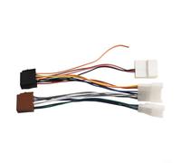 Lapiglo Car Radio ISO Adapter with Steering Wheel Control, 16 Pin Audio Interface Cable for Direct Installation