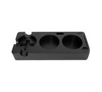 Lapiglo Espresso Tamping Station Coffee Tamper Base Portafilter Holder ES601 655 701, Organizer with Card Slot, Black(B)