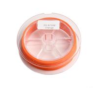 Lapiglo Fly Line Backing 8-Strand Dacron Fishing Line with Loop, 50m UV Resistant Polyester Trout Bass Freshwater Fly Fishing Reels(C)