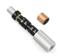 Lapiglo for Bicycle Rear Shock Absorber Bushing DU, for Stainless Steel Removal Install Kit with 12mm 12.7mm Adapters, Includes 14mm Spare Bushing(Silver)