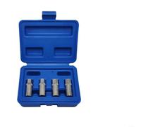 Lapiglo for Broken Stud Remover Set 4PCS 1/4 Inch Drive Socket Extractor Kit Automotive Hand Tools