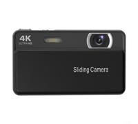 Lapiglo for Compact Mirrorless Digital Camera Students, 3-Inch Display Easy-Use Controls, Lightweight ABS Body Travel and Daily Vlogging, Pink(Black)