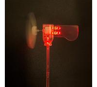 Lapiglo for Compact Wind Turbine for 360 Degree Wind Facing Mechanism Educational Physics Kit for Red