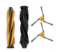 Lapiglo for dreame X60 Max Ultra Compatible Brush Set, 4pcs Main and Side Brushes, Anti-Tangle Design, Easy Tool-Free Installation