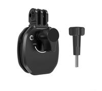 Lapiglo for insta360 X5 Motorcycle Mount - Heavy Duty Windscreen Clip with Silicone Pad for First-Person Perspective Shots 7.6x4.1cm