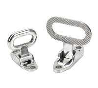 Lapiglo for Stainless Steel Folding Boat Steps for Compact Stern Boarding Ladder for Heavy Duty for Marine Accessory Cruises Fishing Trips for Large 120x80mm