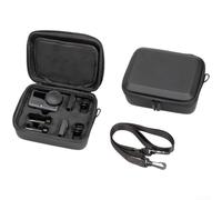 Lapiglo Hard Shell Camera Case 18.5x14.6cm Black Protective | Waterproof PU material, shockproof design, fits backpacks, includes shoulder strap, 18.5x14.6x7.3cm