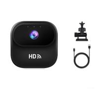 Lapiglo HD WiFi Pet Camera Pocket Action Camera Wide Angle Live Streaming Compact ABS Video Recorder, for Dogs Cats Cycling Hiking Indoor Use(Black)