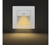 Lapiglo Infrared Motion Sensor LED Stair Light Recessed Mount 86mm Square Box Compatible Warm White Glow