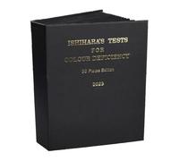 Lapiglo Ishihara Optometry Test Book 2024 Edition, 38 Color Difference Plates Red-Green Blindness Screening, Professional Vision Exam Album 19x148cm