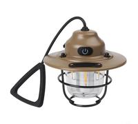 Lapiglo Lamp, Pinecone Outdoor Lantern LE Camping Light Rechargeable Weatherproof Design Variable Dimmer Settings Energy Energy Saving Multiple Lighting Modes (Sand)