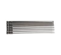 Lapiglo Long Reach Torx Bit Set 200mm 8 Pack T8-T40 High Hardness Steel Screwdriver Bits with Magnet Pneumatic Electric Tools