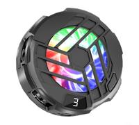 Lapiglo Magnetic 13W Mobile Phone Cooler, 3-Stage Semiconductor Radiator with RGB Light & Digital Display, Adjustable Gaming Fan &