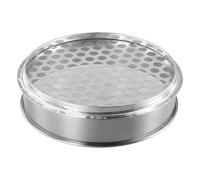 Lapiglo Metal Garden Soil Sieve 20cm with Round Mesh for Separating Stones from Compost, Practical Dirt Sifter for Home Gardening Tools, 6mm