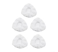 Lapiglo Microfiber Small Triangle Bonnets for Dupray Awasky Cleaners, Reusable Washable Mop Heads Grime Grease Removal, 5 Pack(5 PACK)