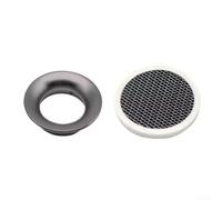 Lapiglo Motorcycle Air Filter Cup for PWK 30-34mm Carburettor CNC Aluminium High Flow Intake Pod Mesh Screen for Dirt Bike for ATV for Quad Scooter Moped Gold(50mm Titanium)