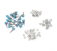 Lapiglo MTS-101 Switch Kit 20 Pieces, SPST 2 Pin On-Off Switches, 6A 125VAC Robust Pins for and Home Electrical Use
