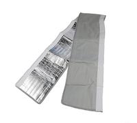 Lapiglo Outdoor AC Pipe Protective Cover, 600D Fabric and Pearl Cotton Insulation Wrap for Mini-Split Systems, High Temperature Resistance, Gray, 26x183cm