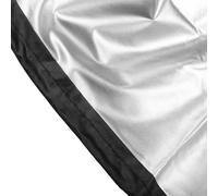 Lapiglo Outdoor BBQ Cover for Kettle Grill, 210D Oxford Waterproof Rain and Dust Protector, 58x77cm Black Barbecue Grill Accessories with Straps
