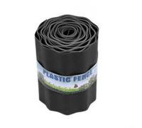 Lapiglo Plastic Lawn Edging Border Fence for Garden Grass Separation, Flexible Black Landscape Edge Strip for Pathways and Flower Beds 9M(20cm*9M)