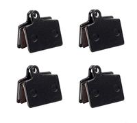 Lapiglo Quiet Resin for Semi-Metal Disc Brake Pads 4 Pairs Compatible with Stroker Dyno Sport Mountain for Bicycle