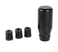 Lapiglo Racing Red Shifter Knob Solid Aluminum for 4 5 6 Speed Manual Buttonless Auto Transmission Cars Trucks(Black)