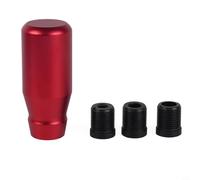 Lapiglo Racing Red Shifter Knob Solid Aluminum for 4 5 6 Speed Manual Buttonless Auto Transmission Cars Trucks(Red)