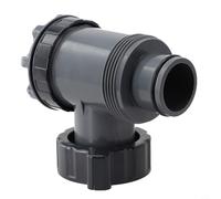 Lapiglo Replacement On Off Plunger Valve for Above Ground Pool Pumps, Compatible with 38mm Hose and 1-1/2 Inch Fittings, Grey