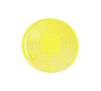 Lapiglo Reusable Silicone Bottle Carrier for Wine and Water Bottles, Handheld Storage Bag with Mesh Coaster Base for Hot Dishes and Picnic Transport, Red, 17.9 cm Size(Yellow)