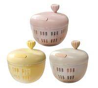 Lapiglo Salad Spinner Washing and Drying Vegetables, Fruit & Salad Dehydrator with Crank Handle, Non Skid Base, 3 4 Person Family Size, Light for Red