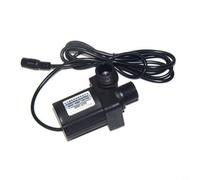 Lapiglo Silent 12V for Mini DC Submersible Water Pump 600L/H Flow 5.5M Lift IPX8 Waterproof Aquarium Pond Fountain Garden Circulation Filter Black(1.4m)