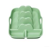 Lapiglo Silicone Taco Holder Set with Dipping Bowl - Non-Slip Wave Shaped Rack for Hard & Soft Shells - Dishwasher Safe Kitchen Tool for Taco Tuesday Party - Green 10x8x3in(taco tray - green)