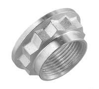 Lapiglo Silver Steel Drive Shaft for Hub Nut for 1 5 Series E36 E46 E81 E82 E87 E88 E90 E92 F30 F31 Z4 M24x1.5 15mm Thick 40mm OD