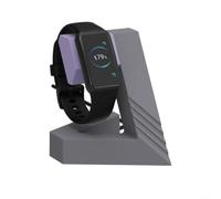 Lapiglo Smart Watch Charging Stand Dock Compatible with Watch 6 Watch 6 Pro D2 Fit 5, Compact ABS Desk Holder Stable Charging for Bedroom Office Nightstand(Light Purple)