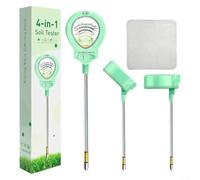 Lapiglo Soil Moisture Meter 4-in-1 with Adjustable Viewing Angle, Accurate pH Acidity and Fertility Tester Garden Care, for Compact ABS Plant