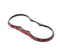 Lapiglo Stylish ABS Cup Holder Frame Cover for Focus MK2 2009-2011, Fiesta MK7 Interior Decoration Trim for Black(Carbon fiber black)