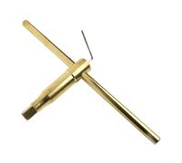 Lapiglo T-Shaped Lathe Chuck Key Wrench Drill Chucks, 40CR Quenched Steel Handle 10mm 12mm 14mm Capacity, Industrial Machine Accessory(14mm)