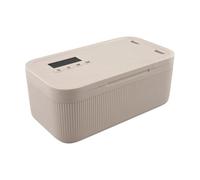 Lapiglo Timed Lock Box Phones Snacks and Meds, Digital Countdown Timer up to 30 Days, Secure Combination Storage Case, Compact ABS Design Grey