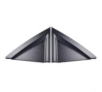 Lapiglo Triangular Trim Panel for Kia for spectra 04-09 Exterior Quarter Window Molding Cover Direct Fit Replacement Parts Black ABS