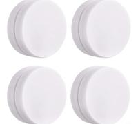 Lapiglo Waterproof Magnetic Curtain Weights 8oz per Pair, for Heavy Duty Gazebo Curtain Holders Windy Days, 4 Pairs Black/White(1 pair of white)