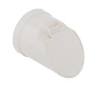 Lapiglo White PVC Floor Drain Cover 50-160mm, Automatic Displacement Valve Anti- Proof Bathroom Kitchen Balcony Drainage Pipe(50mm)