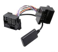 Lapiglo Wireless Audio Adapter for Ford 6000CD Focus Fiesta for mondeo Mic Kit Hands-Free Calling Cable Set Black ABS Plastic