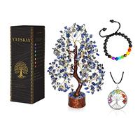 Lapis Lazuli Crystal - Crystal Money Tree - Healing Crystals and Stones - Crystal Tree Ornaments - Crystal Tree for Positive Energy - Blue Ornaments - Natural Crystal - Crystal Gifts