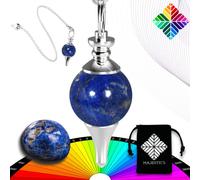 Lapis Lazuli Crystal Dowsing Pendulum - Radiesthesia Divination Pendant - Natural Stone - 14g