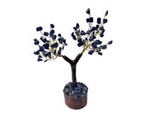 Lapis Lazuli Crystal Gemstone Tree Artificial Home Decor Crystal Tree Of Life New Home House Warming Gift Women & Men Spiritual 7 Inch