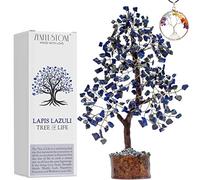 lapis Lazuli Crystal Tree for Wisdom & Truth Décor for Home and Office | Handmade Bonsai for Communication & Clarity of Thought | Perfect Insight Gift for Loved ones