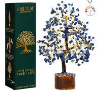 lapis Lazuli Crystal Tree for Wisdom & Truth Décor for Home and Office | Handmade Bonsai for Communication & Clarity of Thought | Perfect Insight Gift for Loved ones