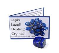 Lapis Lazuli Polished Tumblestone Healing Crystals Crystal With Guide & Bag